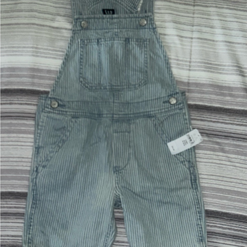 Striped Kids Overalls